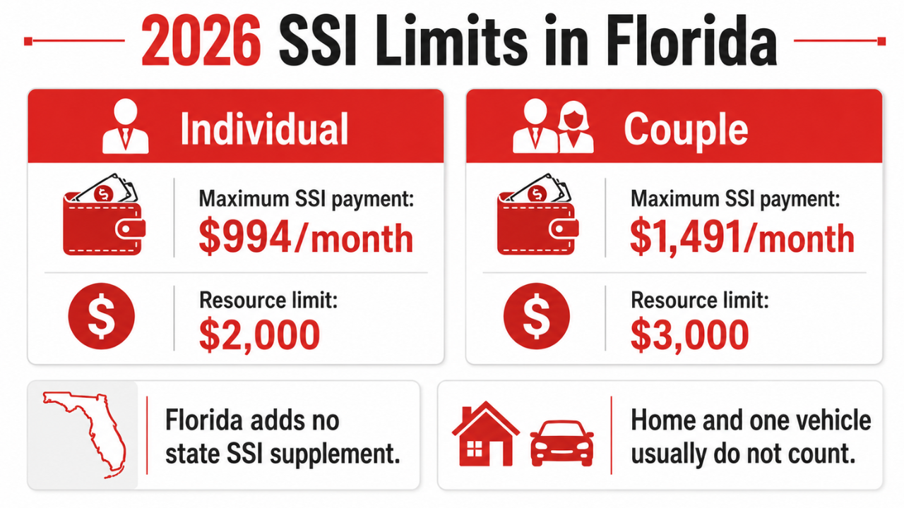 SSI Limits in FLorida